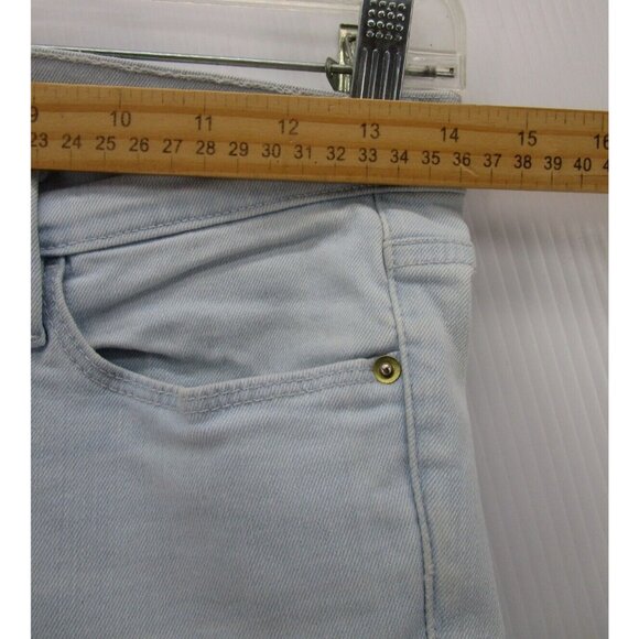 Frame Jeans 28 Le Skinny De Jeanne Denim Stretch Pants Light Wash - Picture 3 of 11